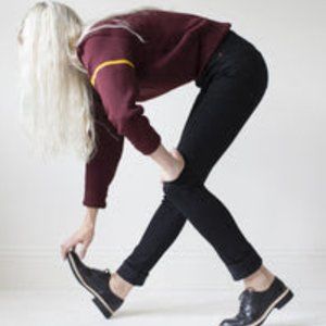 Raleigh Denim Haywood Raw Denim Skinny Jeans - Black wash - Size 30